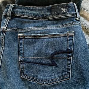 American Eagle outfitters super stretch size 10 kick boot cut jeans